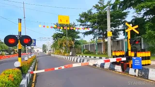 Perlintasan Kereta Api Stasiun Tugu Yogyakarta