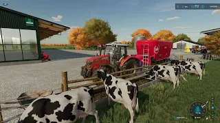 FS 22 Edgewater (Journey to 2,000 Cows) * 34 * Sowing Soybeans, Feeding Cows, Milk (Time-Lapse)