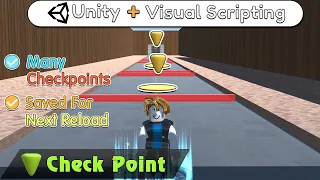 Checkpoint that works for any Games | Unity Visual Scripting Tutorial