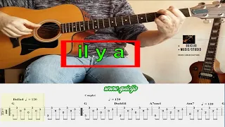 IL y a .Guitar tabs Cover 🎸 J.J Goldman .