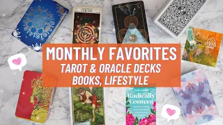 Favourite tarot & oracle decks in my collection🦋+ Books/Lifestyle 🧚‍♀️(May 2022)