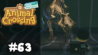 ONLY NOW Completing the Museum's Fossil Exhibit in Animal Crossing: New Horizons (Switch)