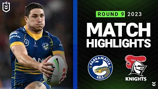 NRL 2023 | Parramatta Eels v Newcastle Knights | Match Highlights