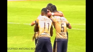 Golazo de Matías Britos Pumas vs Veracruz 13-septiembre-2015