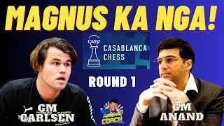 KITA PA NI MAGNUS YUN! HANEP TALAGA! Carlsen vs Anand! Casablanca Chess 2024