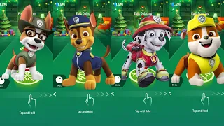 TRACKER 🆚 CHASE 🆚 MARSHALL 🆚 RUBBER 🆚 CHASE PAW PATROL TILES HOP RUSH GAME 🎮🎯
