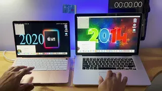 2020 Macbook air 13" m1 vs 2014 Macbook Pro  15" i7 performance Comparison