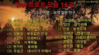 Trot 트로트 모음 - 소풍같은 인생 (외16곡)추가열 - 소풍같은 인생,진성 - 안동역에서,진시몬 - 보약 같은 친구,김용임 - 부초같은 인생,금잔디 - 오라버니