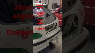 launch control peugeot 106 whit 206RC engine.