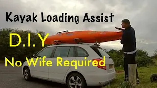 Genius Idea - CHEAP AND EASY DIY Kayak Loader - load a kayak On a Car By Yourself