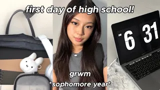 GRWM: first day of high school *sophomore year*