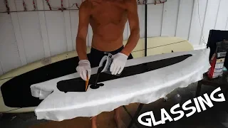 GLASSING my FISH SURFBOARD