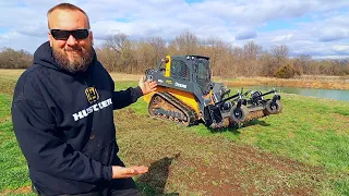 Leveling a Bumpy Yard with a Harley Rake…gone Wrong