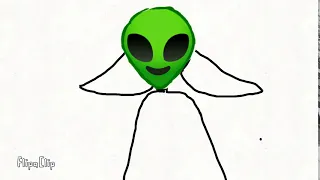 Alien time meme (flipaclip first meme)