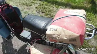 Тест електровелосипеда Дельта Заря із грузом під гору 20.05.21 швидкість х 1.5