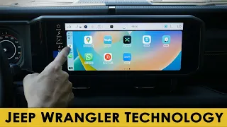 Android Auto and Apple CarPlay in the Jeep Wrangler uConnect 5