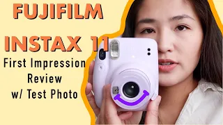 Fujifilm Instax Mini 11 First Impression