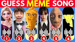 GUESS MEME & WHO'S DANCING 🎤🎵 🔥 | Lay Lay, Salish Matter, MrBeast, Gega, Elsa, Skibidi Toilet, Tenge