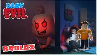 I Babysat a Giant Evil Baby! | Roblox