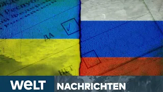 PUTINS KRIEG: Russische Scheinreferenden beendet – Offenbar Sabotage bei Nord Stream | WELT Stream