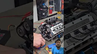 1/4 SCALE MINI V8 ENGINE SOUNDS AMAZING!