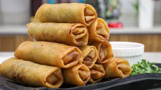 VEGETABLE SPRING ROLL/ HOW TO MAKE FRESH VEGETABLE SPRING ROLL / EASY SPRING ROLL RECIPE