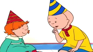 FIESTA SORPRESA DE CUMPLEAÑOS | Caillou en Español Castellano