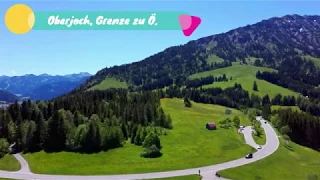 Allgäu, Oberjoch Drohnenvideo, Drone Video Footage (Fimi X8 SE, 4K)