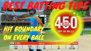 Wcc2 2.8.6 Best Batting Tricks In Quick Play | How To hit boundaries on every ball