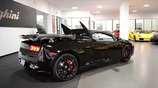 2014 Lamborghini Gallardo Spyder Nero Noctis ELA13822