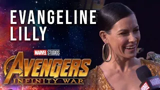 Evangeline Lilly Live at the Avengers: Infinity War Premiere