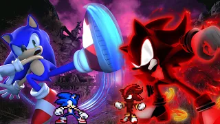Sonic Frontiers V1.2(New) VS Dark Shadow V2 in Jump Force Mugen