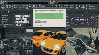 GTA San Andreas : Tutorial Installed - ImVehFT , VehFuncs , Active Dashboard & Vehicles Essentials