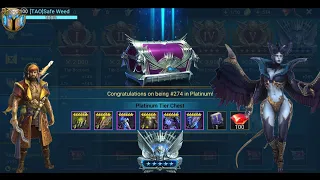 F2P player fighting Taras teams and testing Eva Buff, plat push 08/04/2024 | Raid: Shadow Legends