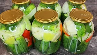 I DON'T BUY CUCUMBERS IN WINTER! A FRIEND FROM GEORGIA SHOWED ME THIS RECIPE!I COOK THEM WITH BASINS