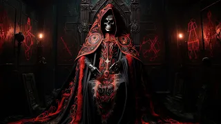 Music For Connecting To The Half Red, Half Black Santa Muerte