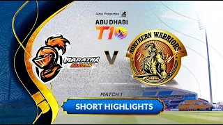 Match 1 Short Highlights I Northern Warriors vs Maratha Arabians I Season 3