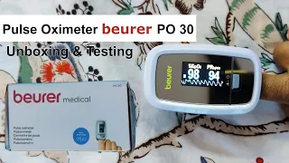 Pulse Oximeter beurer PO 30 | Unboxing & Testing | Best Pulse Oximeter