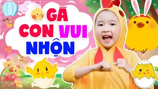 Nhạc Thiếu Nhi Gà Con Vui Nhộn - Bé Candy Ngọc Hà - Đàn Gà Trong Sân