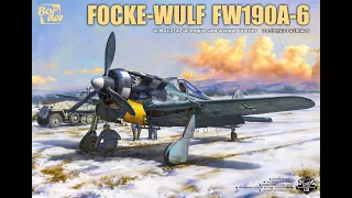 Border Models 1/35 NEW Focke Wulf 190A 6 MODEL KIT PREVIEW