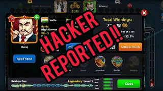 How to report Hacker in 8 Ball Pool