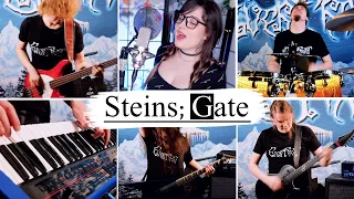 Steins;Gate OP - "Hacking to the Gate" | Metal Band Cover by Shiro Neko x EVERFROST