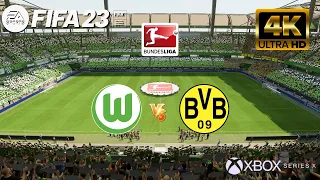 FIFA 23 - Wolfsburg vs Borussia Dortmund | Bundesliga | Next Gen - Series X [4K 60FPS]