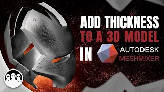 How to Add Thickness to STL Models with Meshmixer