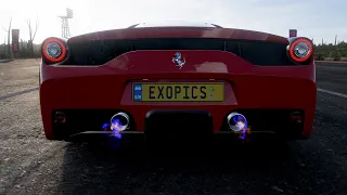 Ferrari 458 Speciale exhaust sound - revs (Forza Horizon 5)