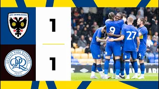 AFC Wimbledon 1-1 QPR 📺 | Dons hit back to draw 🤝 | Highlights 🟡🔵