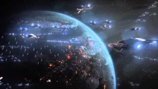 Mass Effect 3 Sword Space Battle (bad outcome) HD