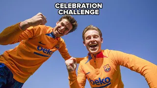 FC Barcelona goal celebration challenge