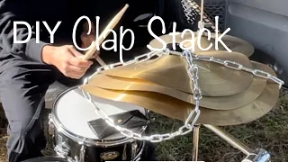 DIY Clap Stack Cymbals