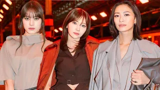 NiziU NINA & MAYUKA w/ NANA EIKURA 榮倉 奈々「TOD's Fall Winter 2024/25 Show 」in Milan FANCAM | Review